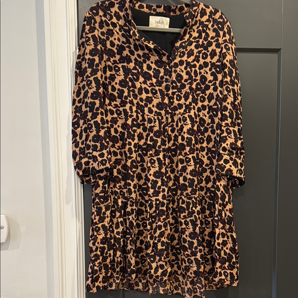 ba&sh leopard dress